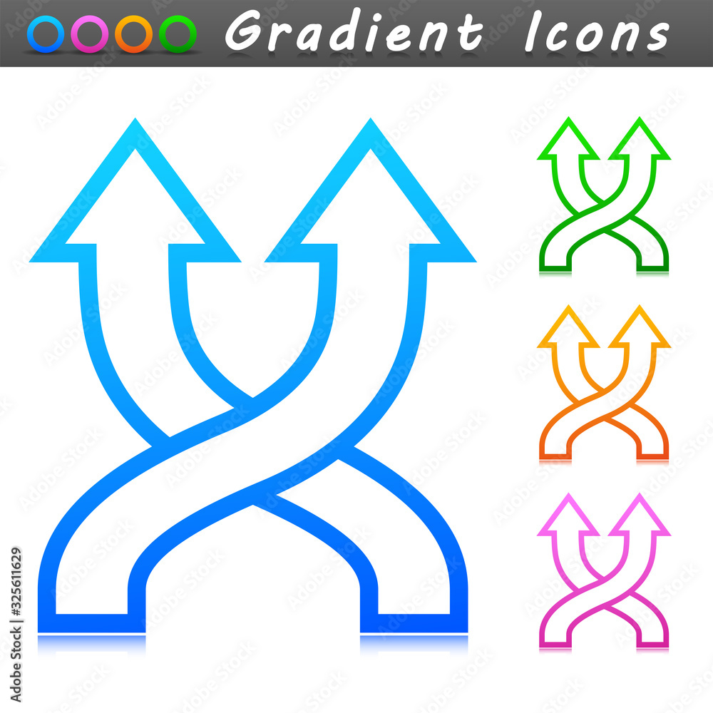 Vector shuffle symbol icon design Vector shuffle symbol icon design