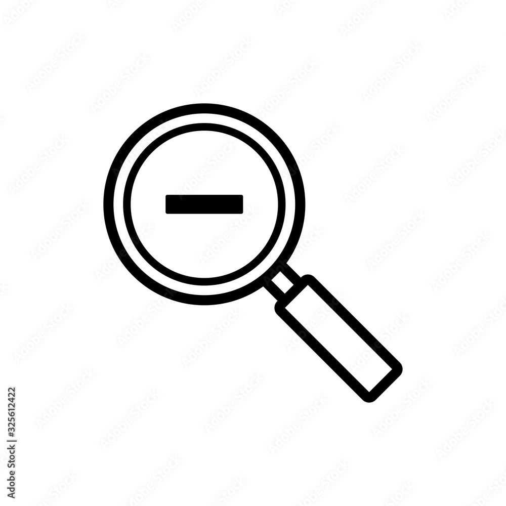 magnify - magnifying glass icon vector design template magnify - magnifying glass icon vector design template