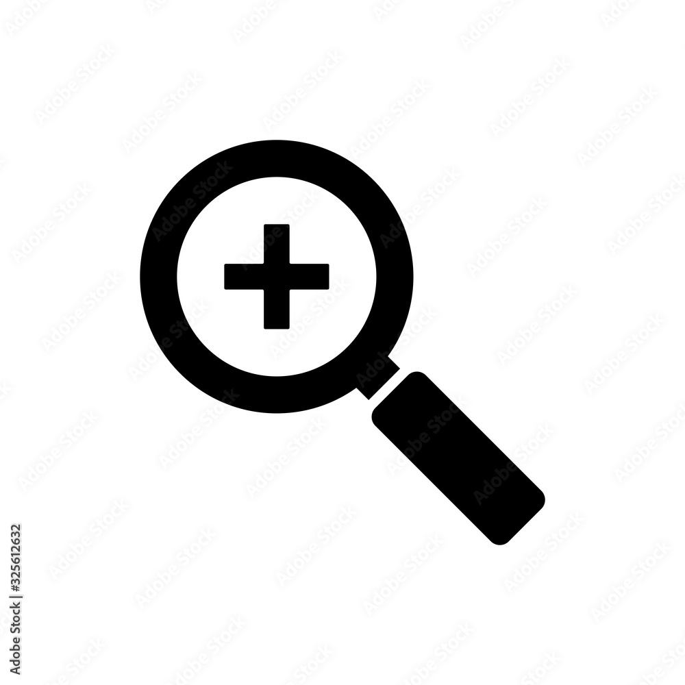 magnify - magnifying glass icon vector design template magnify - magnifying glass icon vector design template