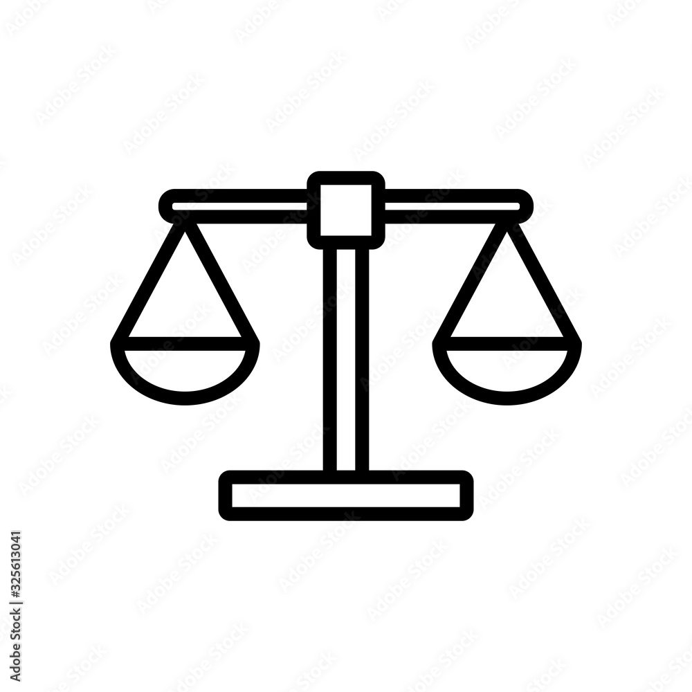 scale - scale of justice icon vector design template scale - scale of justice icon vector design template