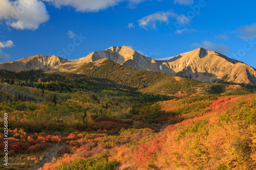 Daybreak Below Mt. Sopris on a Crisp Autum Morning