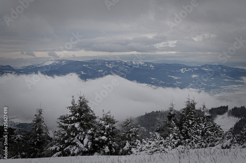 Wallpaper Mural winter views in the Low Tatras near Pohorela in Slovakia Torontodigital.ca