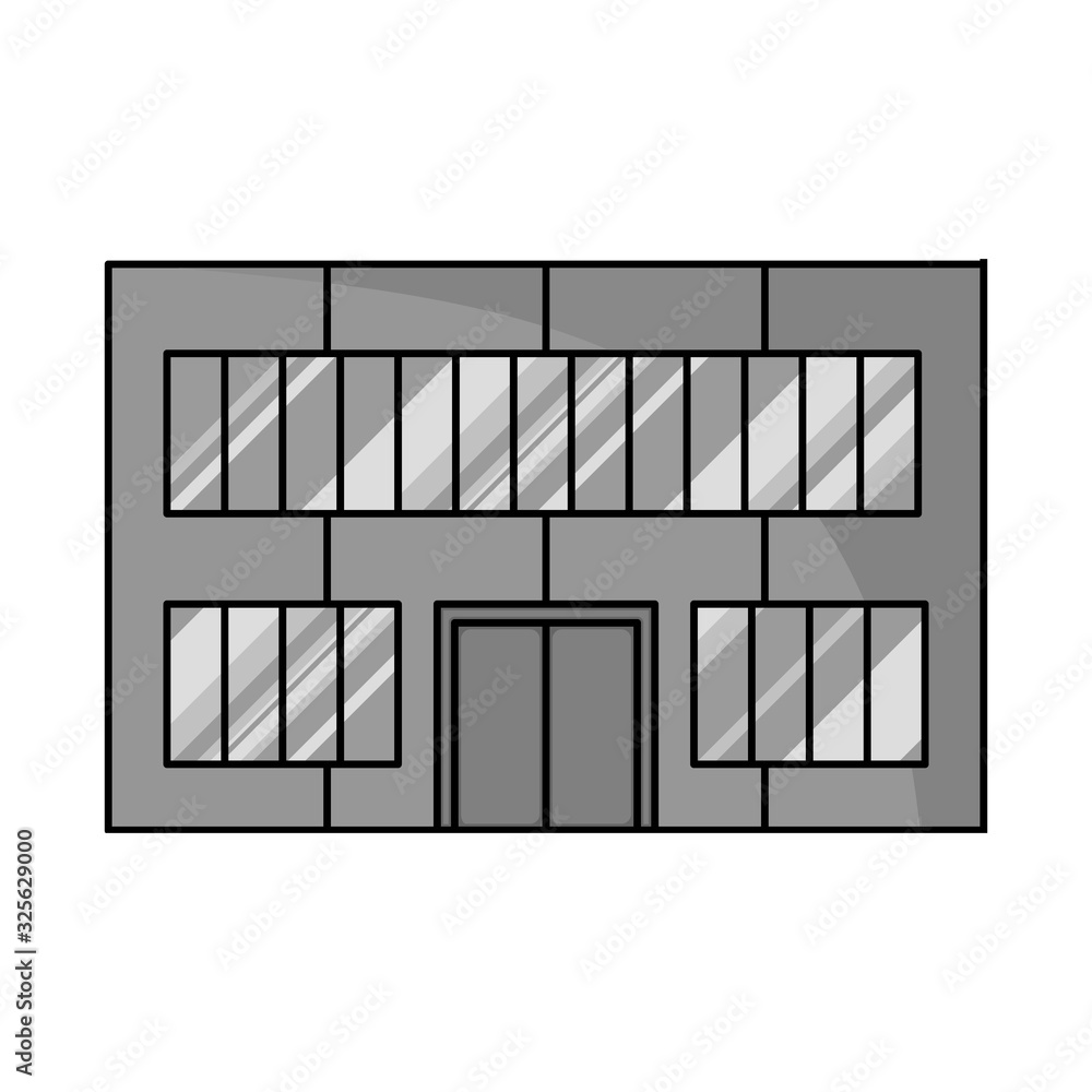 Vector illustration of shop and modern sign. Set of shop and facade stock symbol for web. Vector illustration of shop and modern sign. Set of shop and facade stock symbol for web.