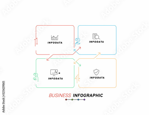 Design elements of business infographics. Set of 3D infographics.