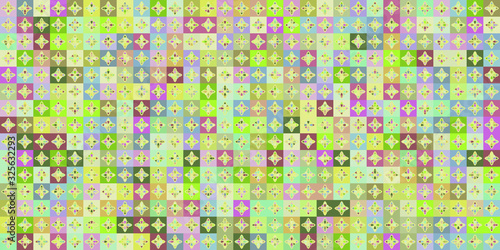 Colorful mosaic covers design. Minimal geometric pattern background. Eps10 vector © Renat