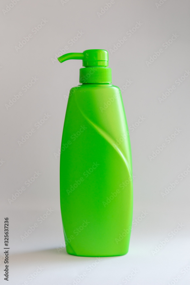 Plastic bottle whit shampoo or hair lotion Plastic bottle whit shampoo or hair lotion