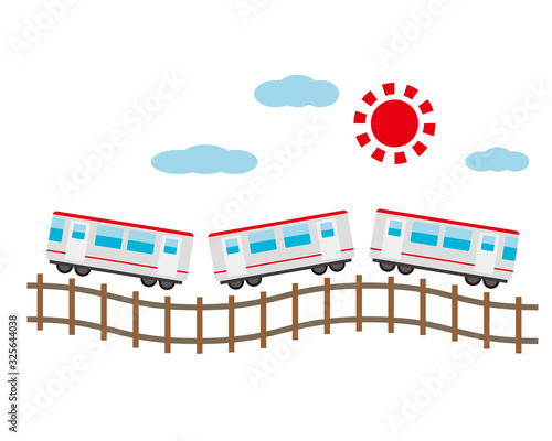 電車　列車　鉄道　アイコン　