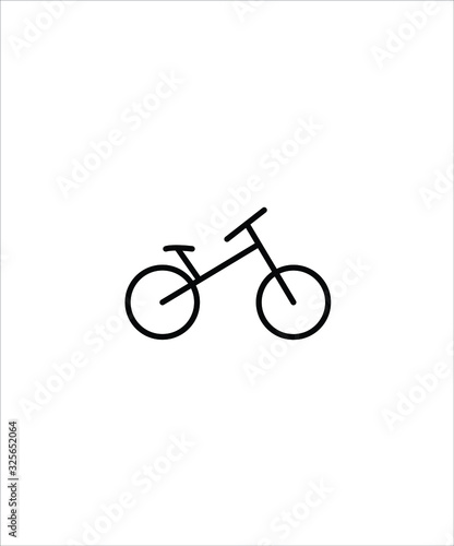 bicycle line icon,vector best illustration design icon.