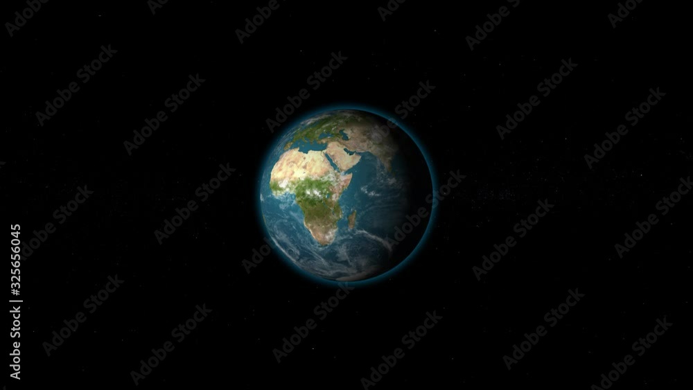 planet earth rotating on dark background planet earth rotating on dark background