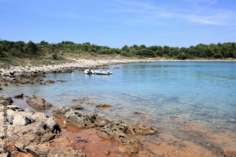 bay in Kamenjak, Premantura near Pula, Croatia