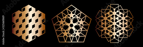 Abstract geometric ornament...