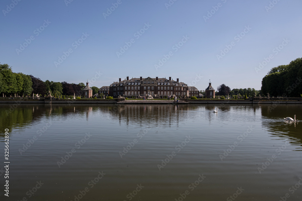 Famous old Westphalian castle with large park