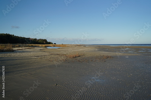 conservation area Peenemuender Haken. Struck and Ruden, Baltic Sea photo