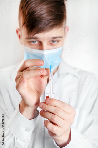 Young Man with a Syringe