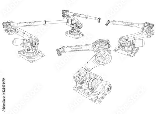 A industral robots manipulators