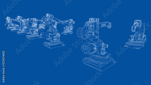 A industral robots manipulators