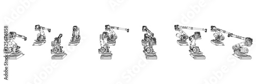 A industral robots manipulators