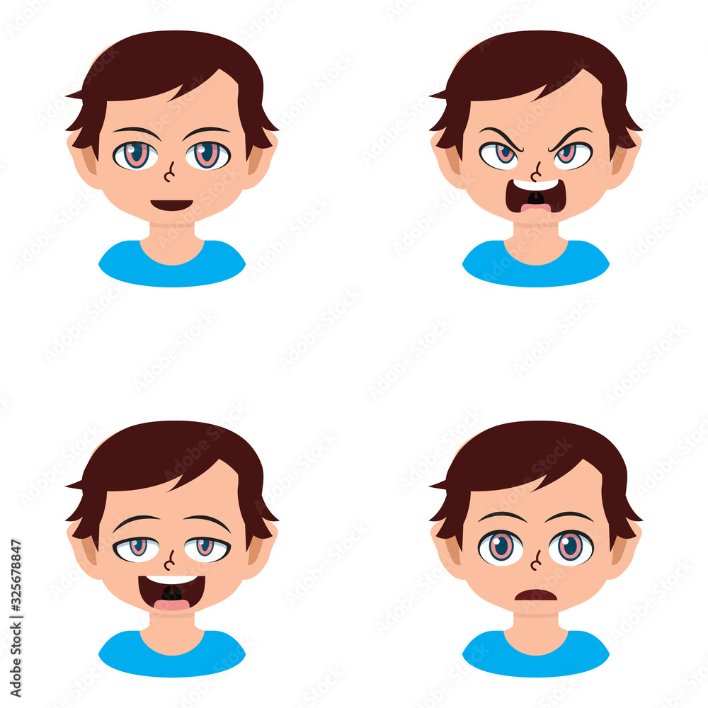 Front view animated character, separate parts of body. Fashionable various views poses and gestures. Cartoon style, flat vector illustration. Front view animated character, separate parts of body. Fashionable various views poses and gestures. Cartoon style, flat vector illustration.