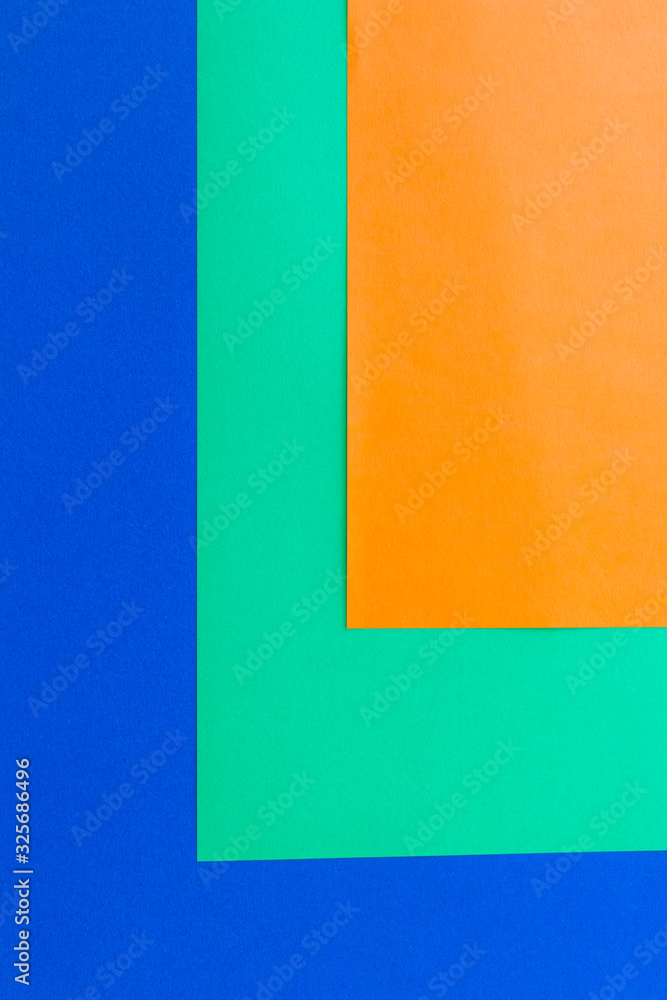 New Minimal Flat design. Colorful new Paper modern background. Bright colors for fresh and modern graphics. Abstract background with linear geometric composition for social network banner. Two colors