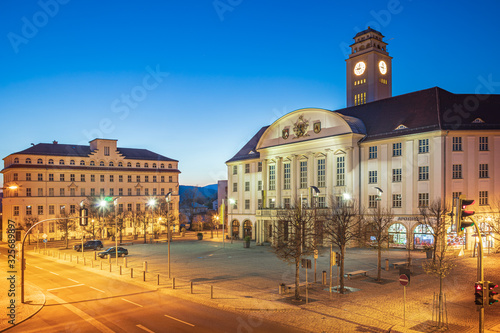 Tableau sur toile Rathaus of Sonneberg