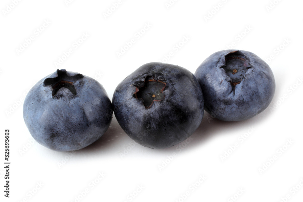 Blueberries isolated on white Blueberries isolated on white