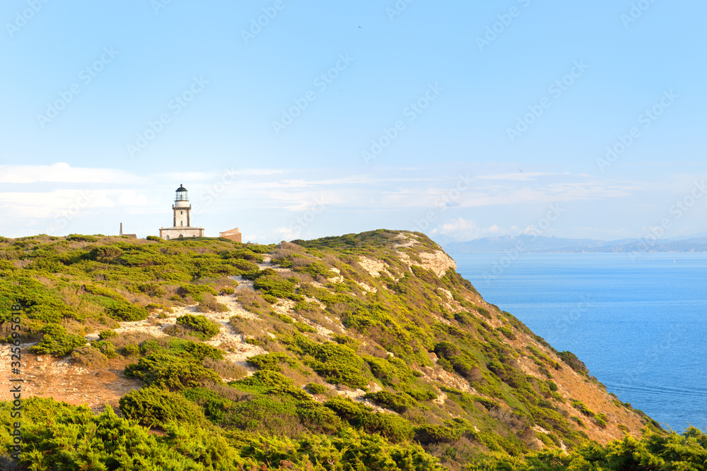 Weather station on island Corsica near Bonifacio