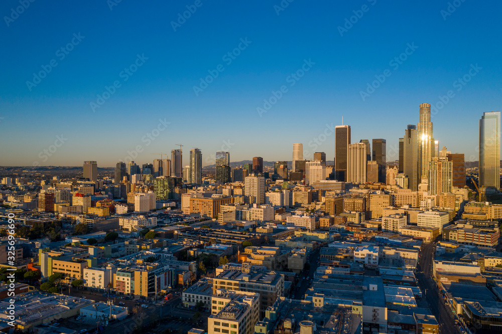Downtown Los Angeles at Sunrise