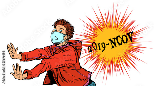 Panic, Novel Wuhan coronavirus 2019-nCoV epidemic outbreak