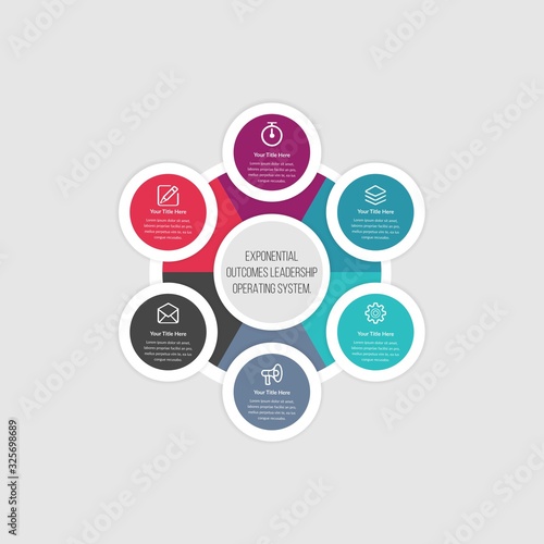 Abstract Infographic Element Design vector