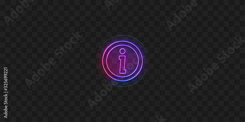 Information icon vector. Info icon symbol illustration