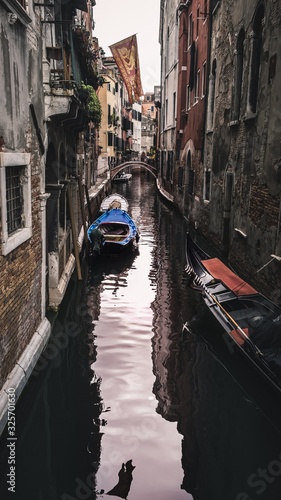 gondola on grand canal in venice