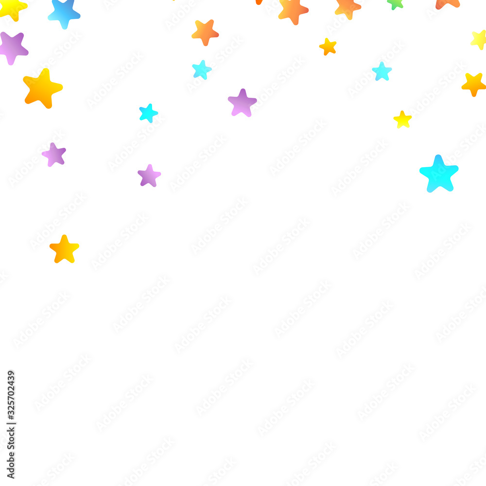 Rainbow Festive Confetti. Carnival Star Falling. Rainbow Festive Confetti. Carnival Star Falling.