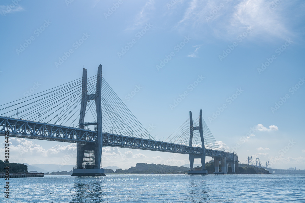 船から見る瀬戸大橋 Seto Ohashi Bridge