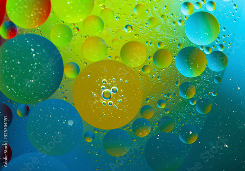 abstract wallpaper from colored circles