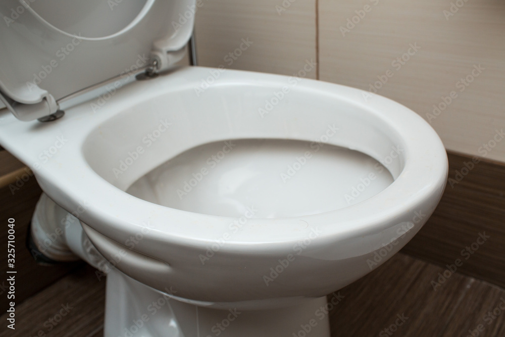 White toilet in the bathroom White toilet in the bathroom