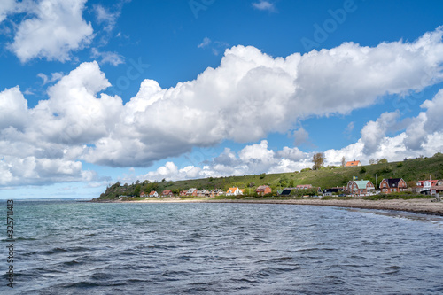 Ven island harbour between Denmark and Sweden photo