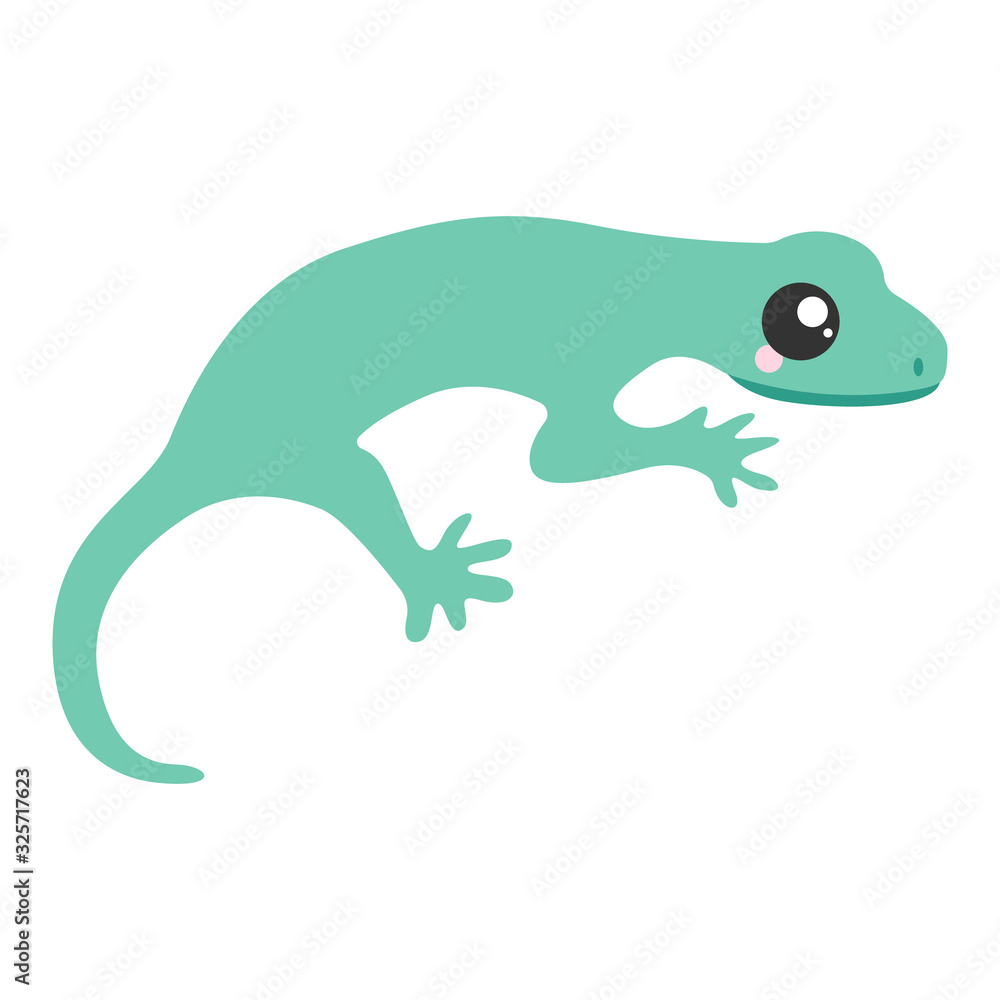 Vector illustration of a gecko. Vector illustration of a gecko.