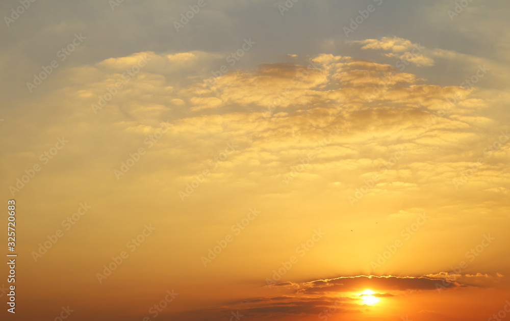 sky with cloud at sunset sky with cloud at sunset
