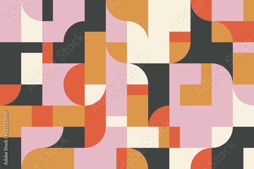 Deconstructed Abstract Vector Pattern Design