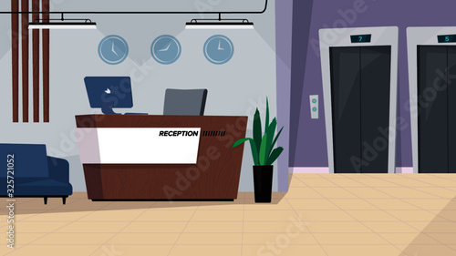 Reception desk - Background