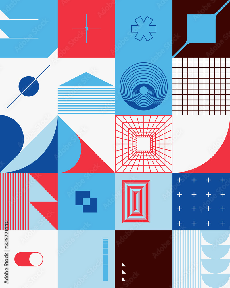 Retro Future Abstract Vector Pattern Retro Future Abstract Vector Pattern