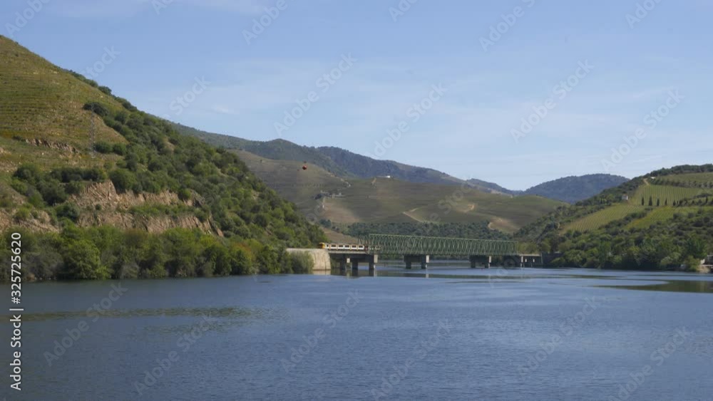 Railway bridge in Douro region in Ferradosa, Portugal Railway bridge in Douro region in Ferradosa, Portugal