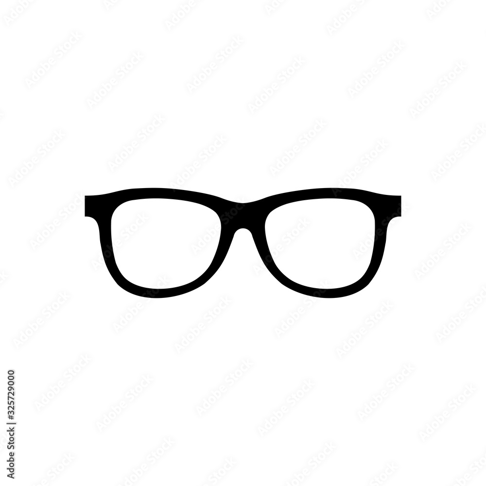 glasses icon vector. Stylish Eyeglasses. Glasses icon on white background. Optical concept. glasses icon vector. Stylish Eyeglasses. Glasses icon on white background. Optical concept.