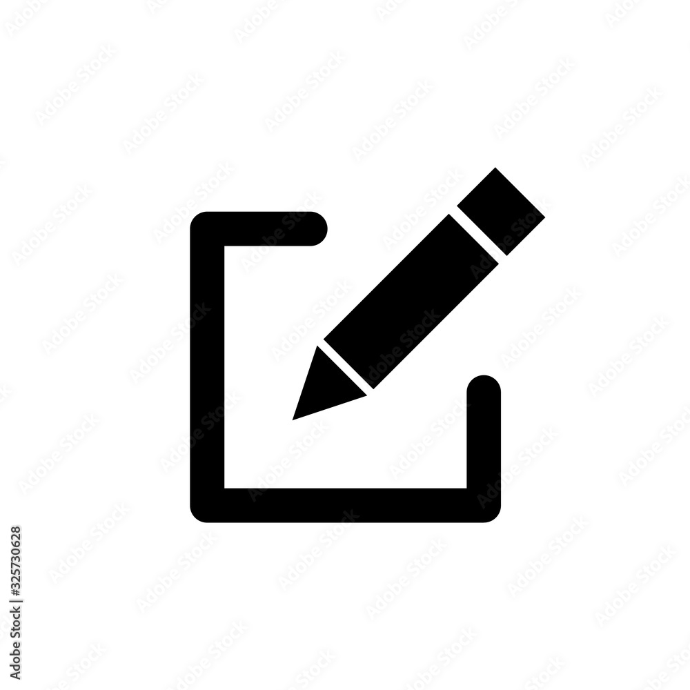Edit icon. Pencil icon. sign up Icon vector Edit icon. Pencil icon. sign up Icon vector