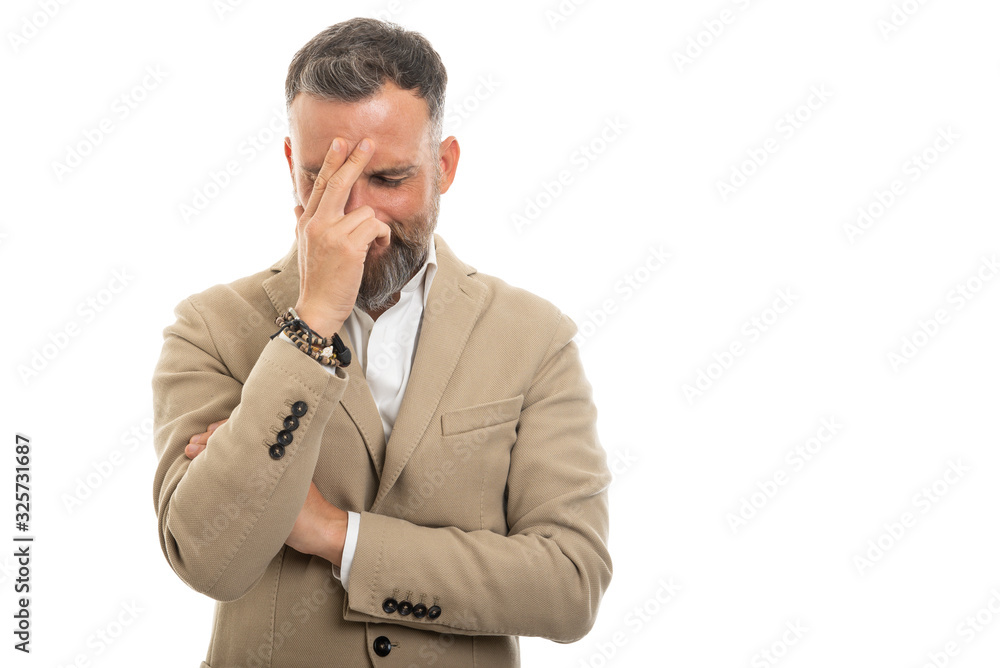 Portrait of handsome man wearing smart casual clothes gesturing problem Portrait of handsome man wearing smart casual clothes gesturing problem