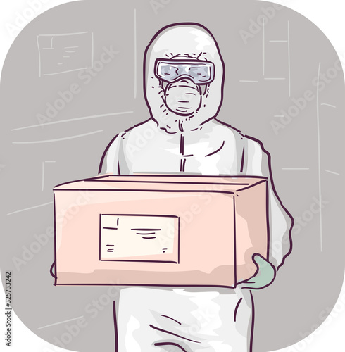 Man Body Protective Suit Ca...