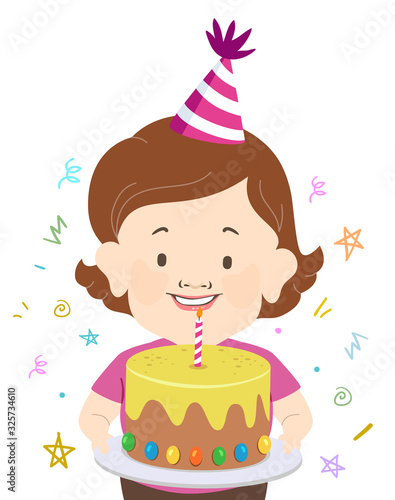 Girl Dwarfism Birthday Cake...