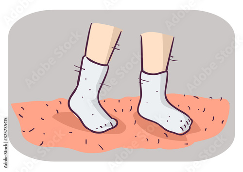 Flea Inspection Carpet Whit...
