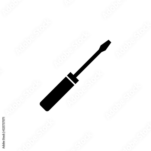 Screwdriver icon isolated on white background. Screwdriver vector icon