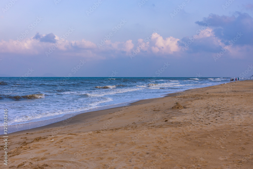 Beautiful landscape with sea beach in Vietnam